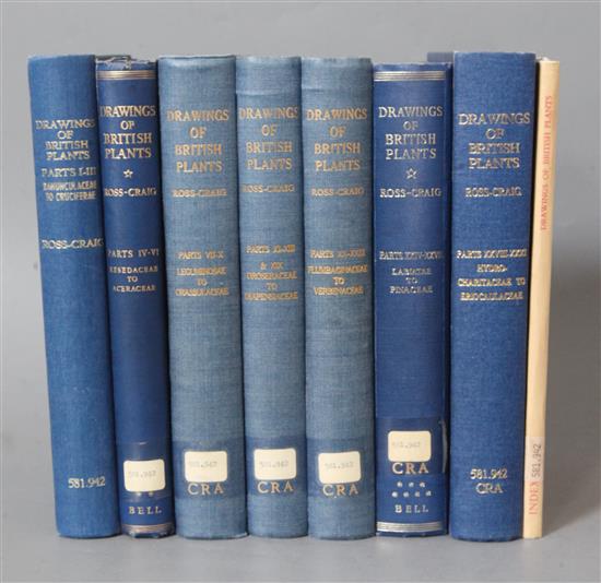 Ross-Craig, Stella - Drawings of British Plants, 9 vols,